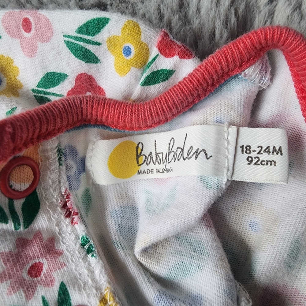 Colorful Floral-print Baby Boden Dress - Picture 3 of 7